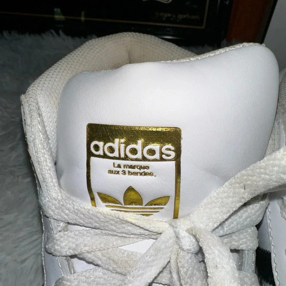 Rare Size 4.5Adidas Pro Model OG White/Black/Gold - Picture 4 of 8